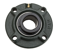 Four Bolt Round Flange Unit, Cast Housing, Eccentric Locking Collar, UELFC Type Four Bolt Round Flange Unit, Cast Housing, Eccentric Locking Collar, UELFC Type