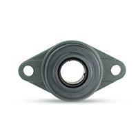 Two Bolt Rhombus Flanged Unit, Cast Housing, Set Screw, Pressed Steel Dust Cover, Open End, UCFL Type Two Bolt Rhombus Flanged Unit, Cast Housing, Set Screw, Pressed Steel Dust Cover, Open End, UCFL Type