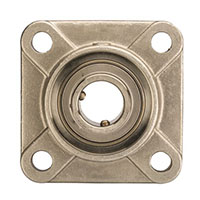 Four Bolt Square Flanged Unit, Stainless Steel Housing, Set Screw, SUCF Type Four Bolt Square Flanged Unit, Stainless Steel Housing, Set Screw, SUCF Type