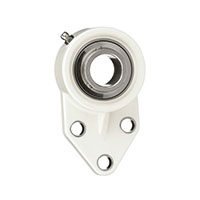 Three Bolt Flanged Unit, Thermoplastic Housing, Set Screw, SUCFBL Type Three Bolt Flanged Unit, Thermoplastic Housing, Set Screw, SUCFBL Type