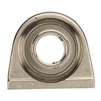 Tapped-Base Pillow Block Unit, Stainless Steel Housing, Set Screw, One Closed/One Open Cover, SUCPA Type Tapped-Base Pillow Block Unit, Stainless Steel Housing, Set Screw, One Closed/One Open Cover, SUCPA Type