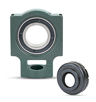Take-Up Unit, Cast Housing, Adapter, Pressed Steel Dust Cover, Open End, UKT Type Take-Up Unit, Cast Housing, Adapter, Pressed Steel Dust Cover, Open End, UKT Type