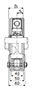 Stretcher Unit, Set Screw, UCL Type - Dimensions (2)